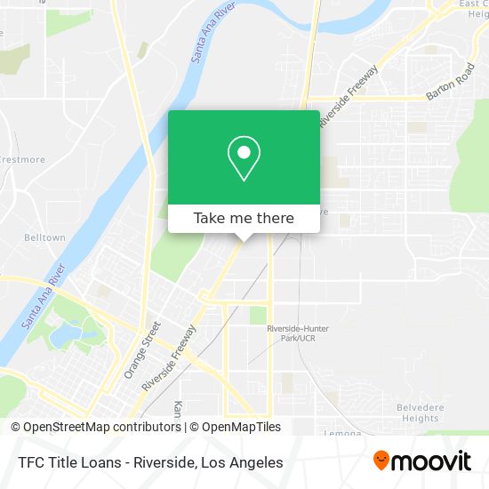 TFC Title Loans - Riverside map