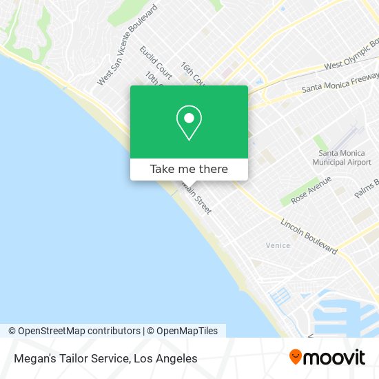 Mapa de Megan's Tailor Service