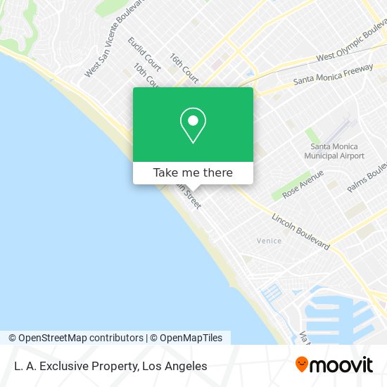 L. A. Exclusive Property map