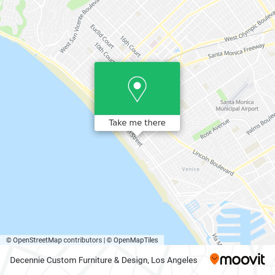 Mapa de Decennie Custom Furniture & Design