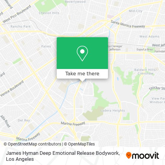 Mapa de James Hyman Deep Emotional Release Bodywork