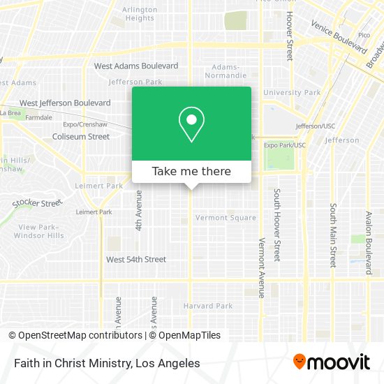 Mapa de Faith in Christ Ministry