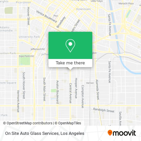 On Site Auto Glass Services map