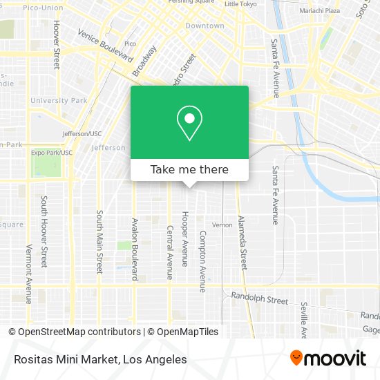 Rositas Mini Market map