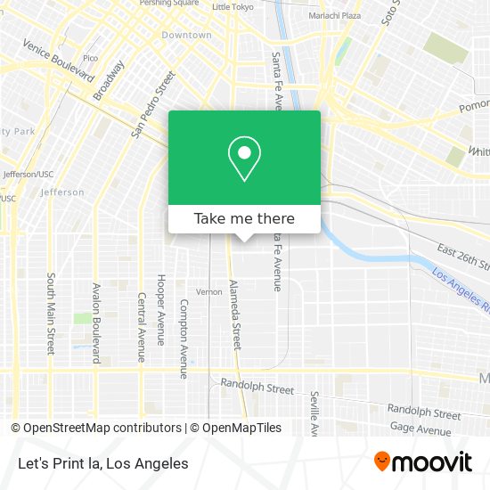 Let's Print la map