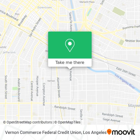 Vernon Commerce Federal Credit Union map