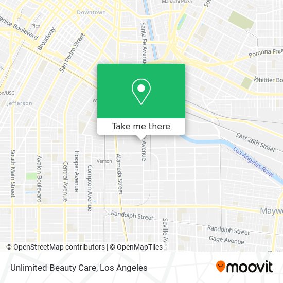 Unlimited Beauty Care map