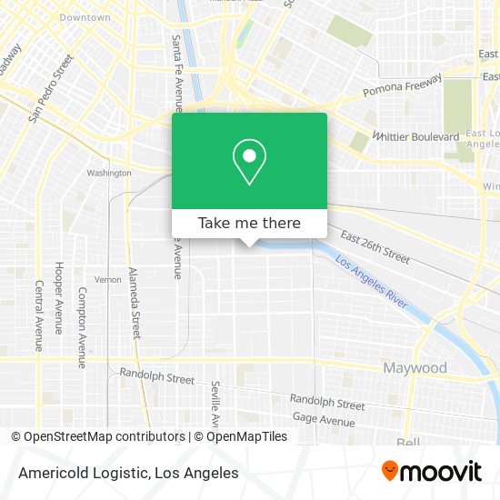 Americold Logistic map