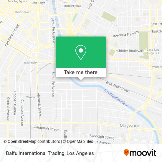 Baifu International Trading map