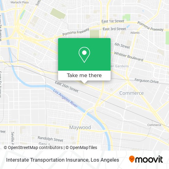 Interstate Transportation Insurance map