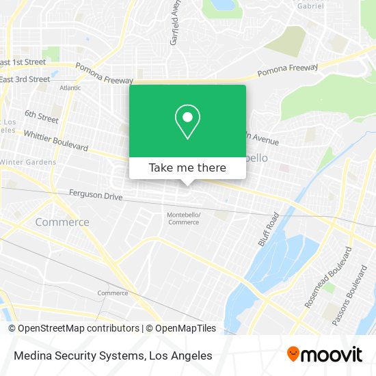 Mapa de Medina Security Systems