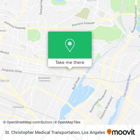 St. Christopher Medical Transportation map