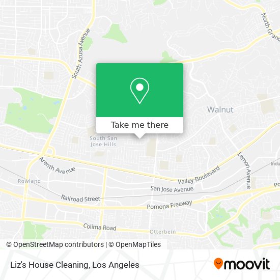 Liz's House Cleaning map