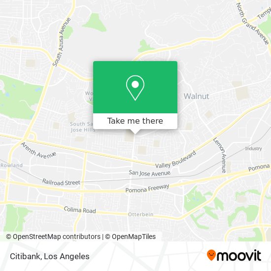 Mapa de Citibank