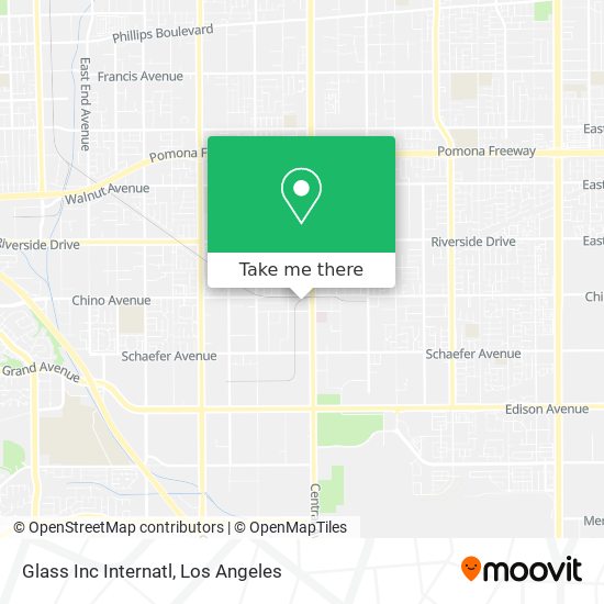 Glass Inc Internatl map