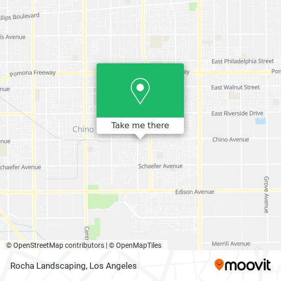 Rocha Landscaping map