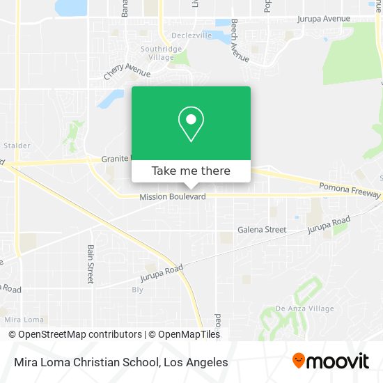 Mapa de Mira Loma Christian School
