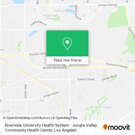 Riverside University Health System - Jurupa Valley Community Health Center map