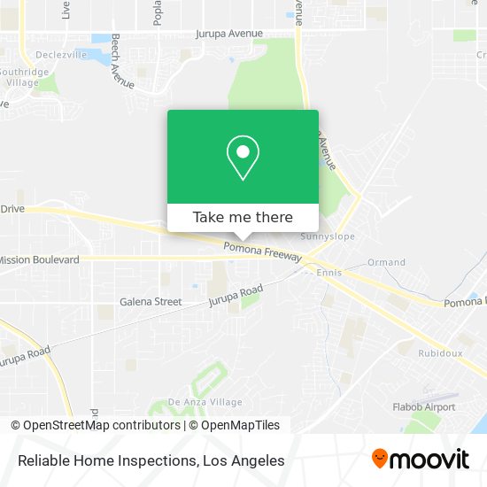 Mapa de Reliable Home Inspections