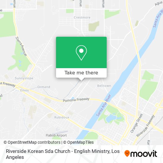 Riverside Korean Sda Church - English Ministry map