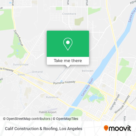 Mapa de Calif Construction & Roofing