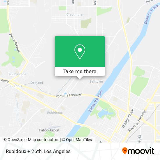 Mapa de Rubidoux + 26th