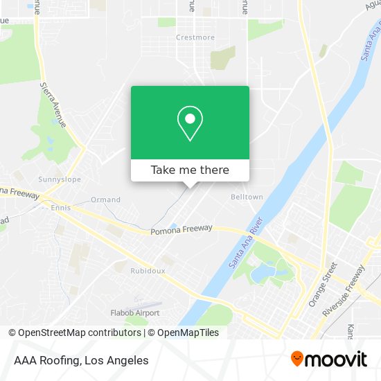 AAA Roofing map