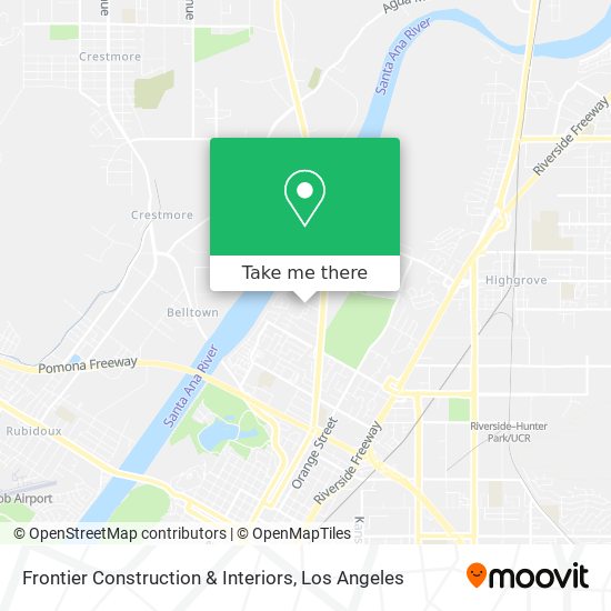 Frontier Construction & Interiors map