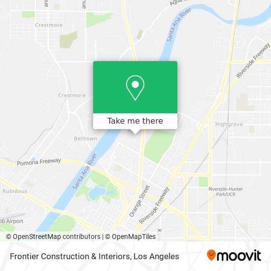 Mapa de Frontier Construction & Interiors