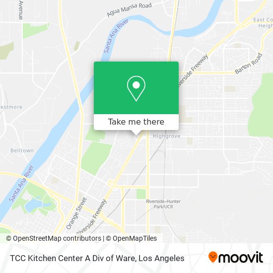 Mapa de TCC Kitchen Center A Div of Ware