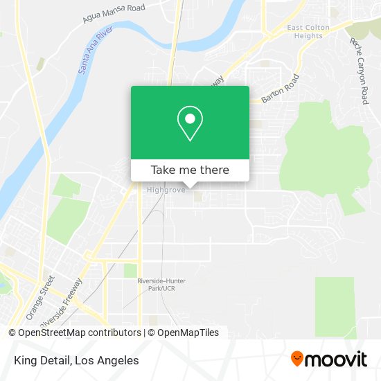 King Detail map