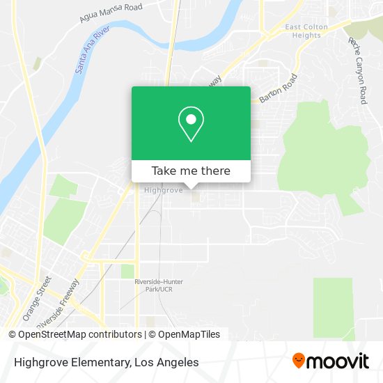 Mapa de Highgrove Elementary