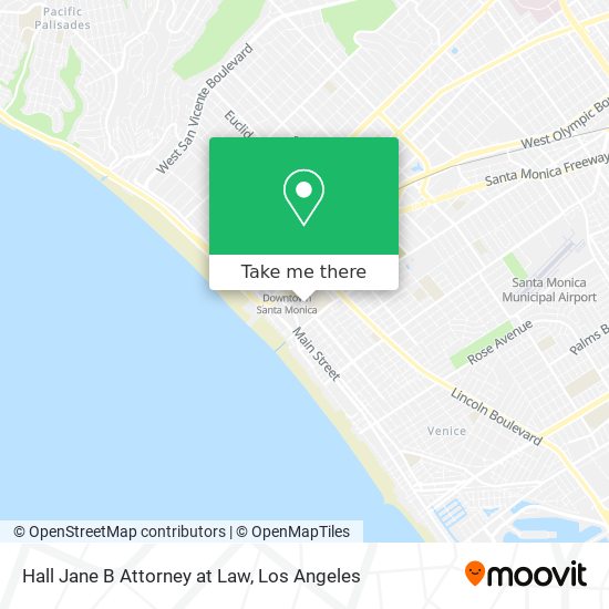 Hall Jane B Attorney at Law map