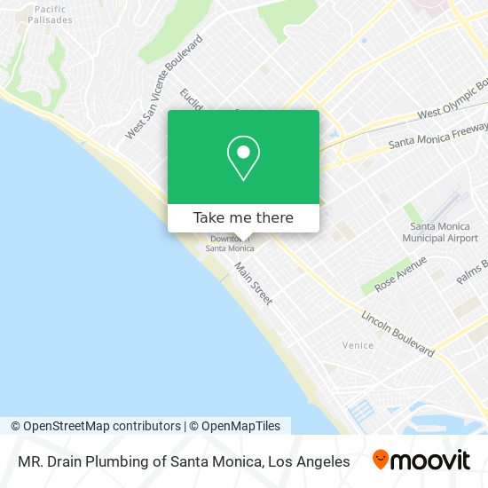 MR. Drain Plumbing of Santa Monica map