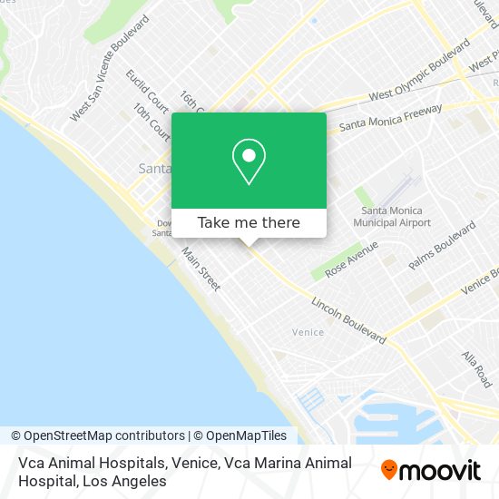 How to get to Vca Animal Hospitals, Venice, Vca Marina Animal Hospital in  Santa Monica by Bus?