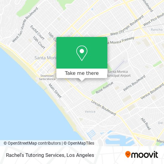 Mapa de Rachel's Tutoring Services