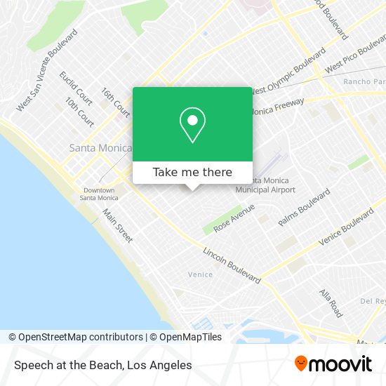 Speech at the Beach map