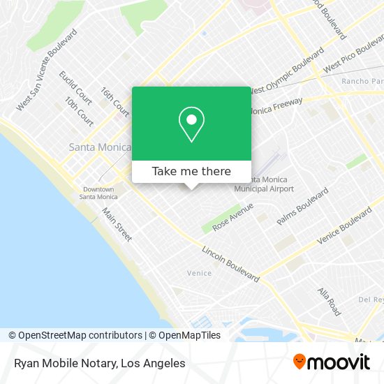 Mapa de Ryan Mobile Notary