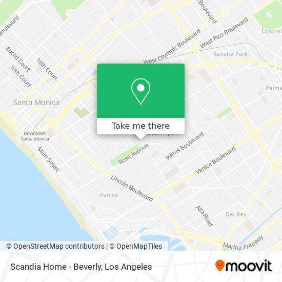 Scandia Home - Beverly map