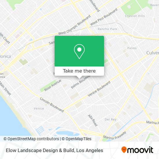 Elow Landscape Design & Build map