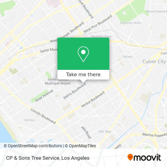 CP & Sons Tree Service map