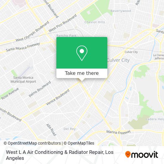 Mapa de West L A Air Conditioning & Radiator Repair