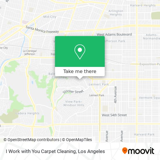 I Work with You Carpet Cleaning map