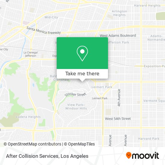 After Collision Services map