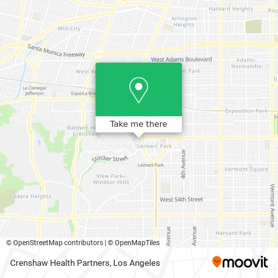 Mapa de Crenshaw Health Partners