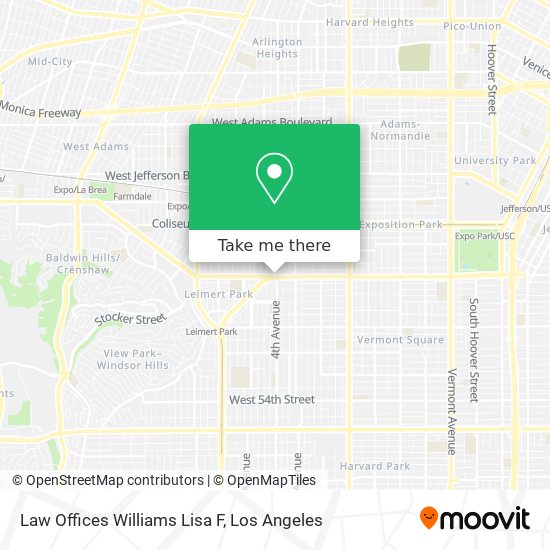 Mapa de Law Offices Williams Lisa F