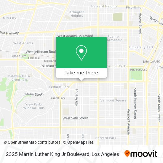 Mapa de 2325 Martin Luther King Jr Boulevard