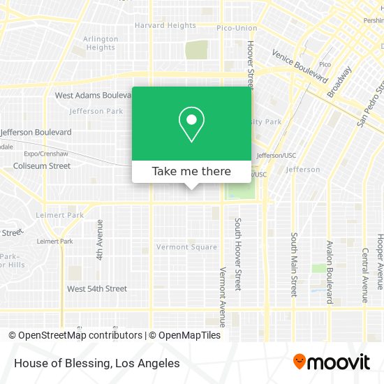 House of Blessing map