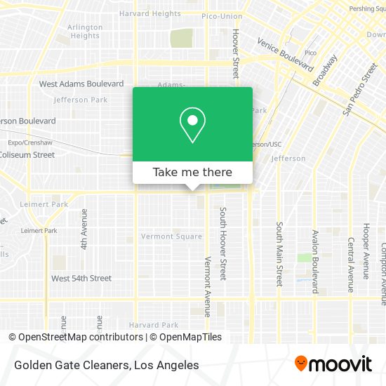 Golden Gate Cleaners map