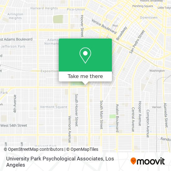 Mapa de University Park Psychological Associates